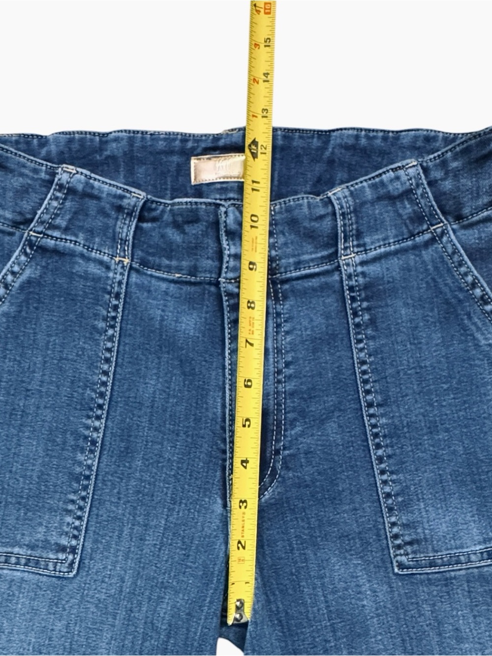NEW! KUT from the Kloth Meg Wide Leg High Rise Raw Hem Jeans – Size 8 - Picture 7 of 8